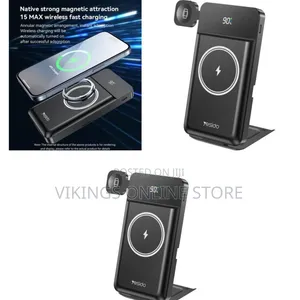 Yesido 3 in 1 YP69 10000mAh Magnetic Charging USB Type-C Multi Functi