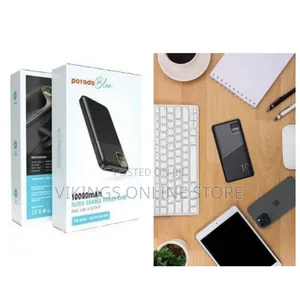 Porodo Blue PB053 Quick Charge Power Bank 10000 MAh, PD 20W Power