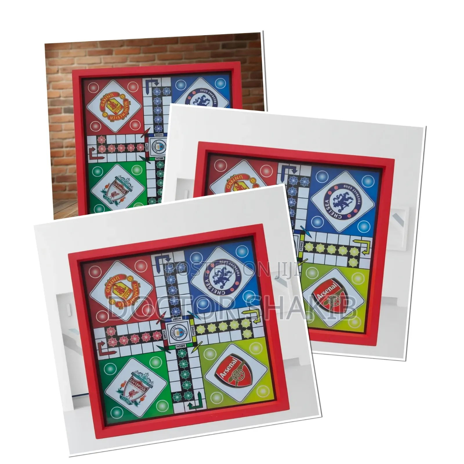 Football Club-Themed Family Ludo Board Game