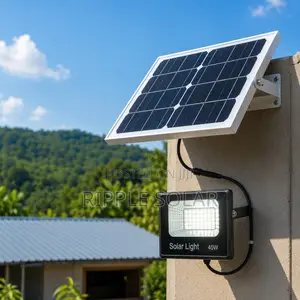 40W Solar Panel for CCTV, Lighting Battery Charging