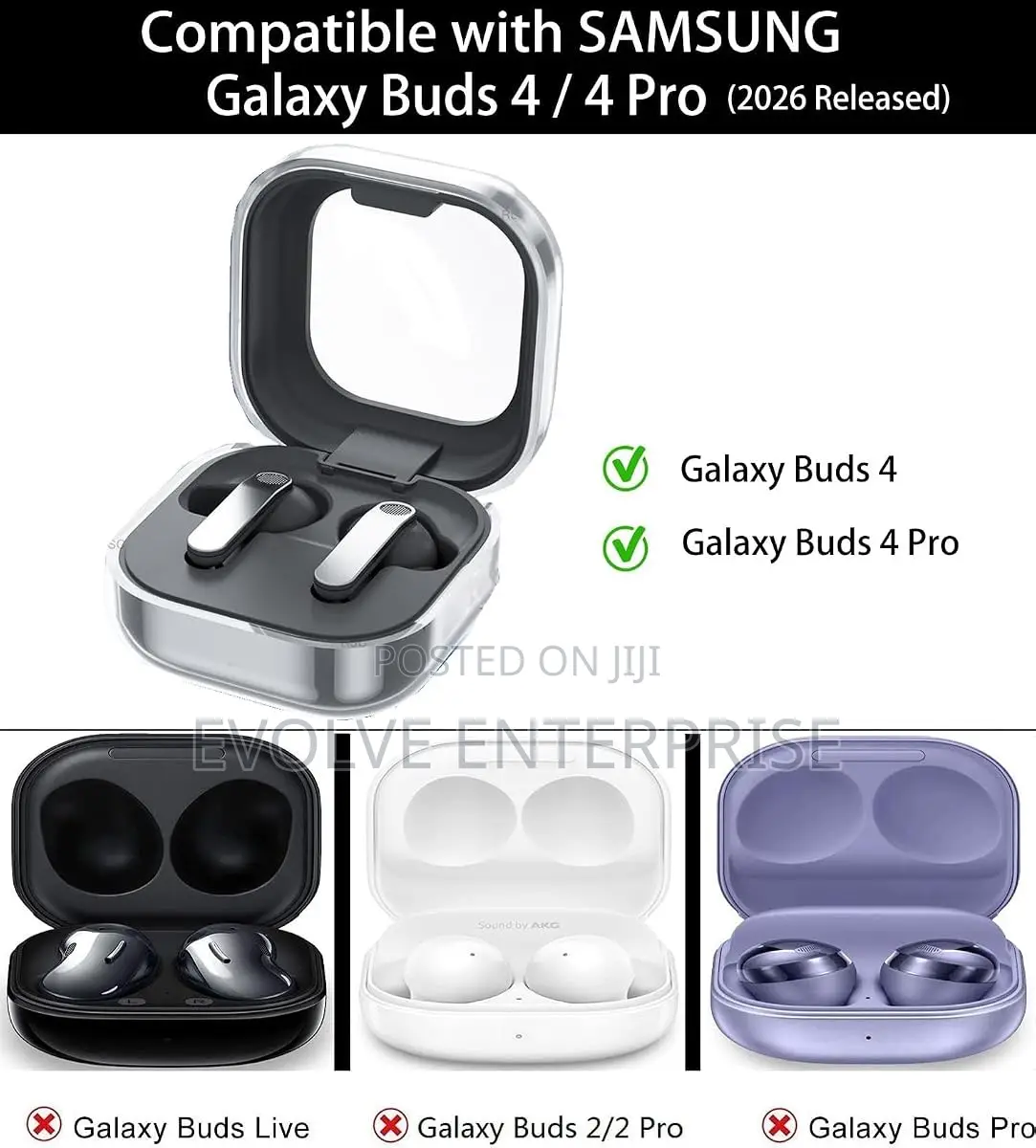 Modern Lock Case for Samsung Galaxy Buds 4/4 Pro (2026)