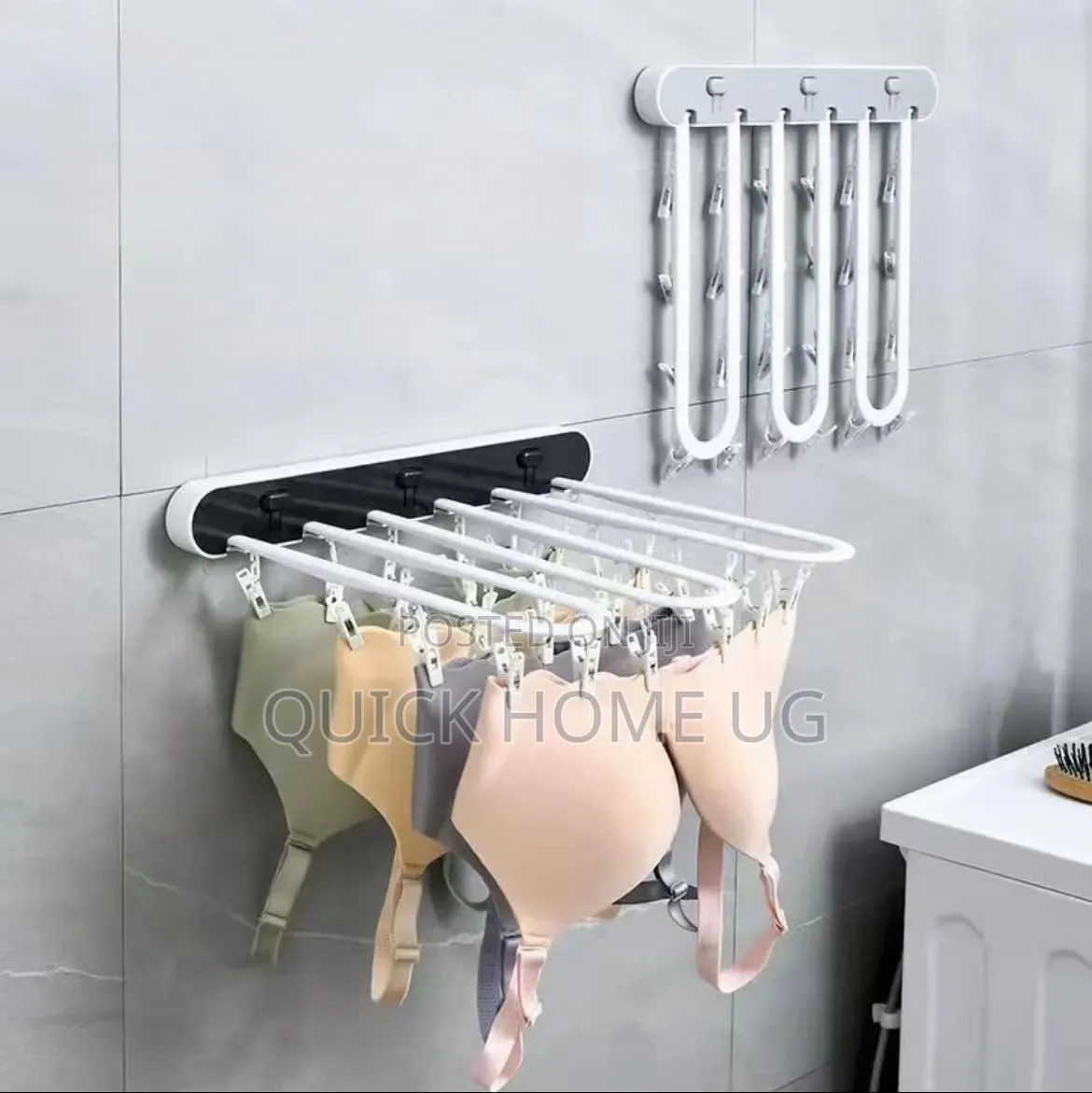 Clothes Drying Rack Wall Mounted Clothes Drying Rack With Clips