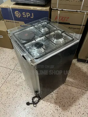 Imported Used 50/50,electric Gas Freestanding Dual Cooker