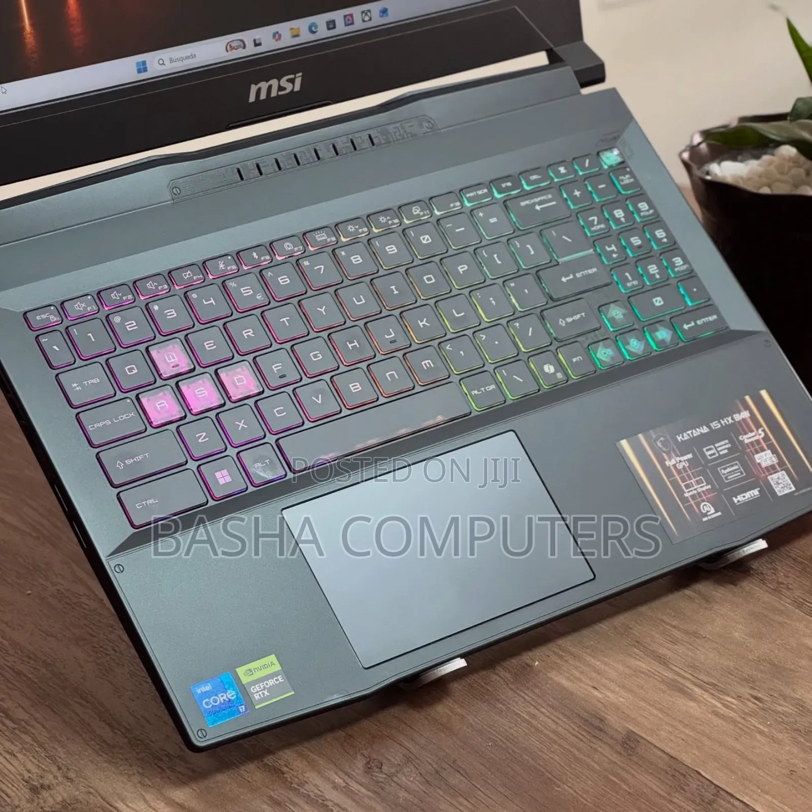 New Laptop MSI GS66 Stealth 10SGS 16GB Intel Core i7 SSD 512GB