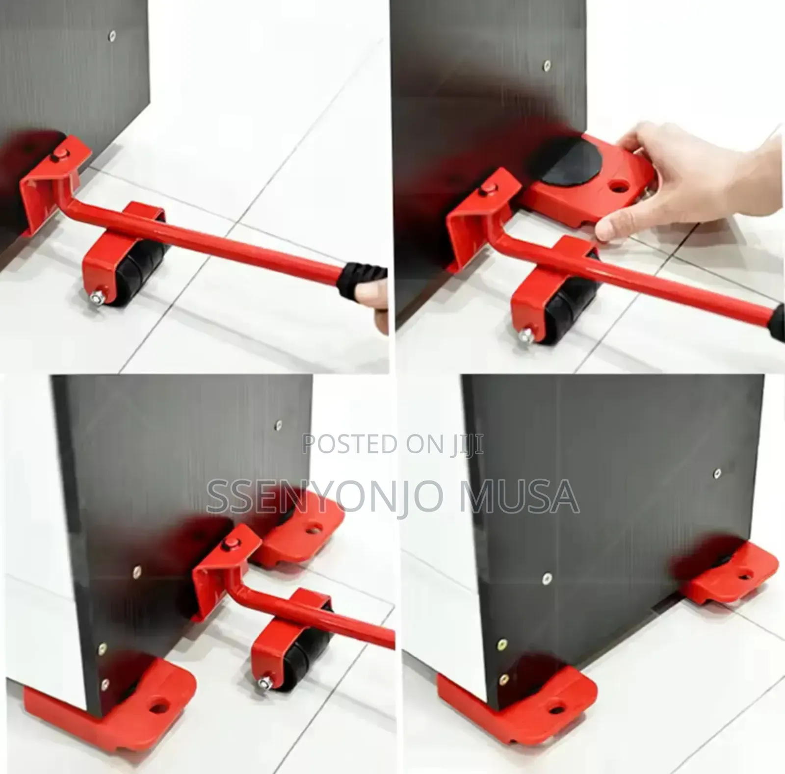 5-Piece Furniture Moving Tool Set Heavy Duty Roller Wheels 150kg