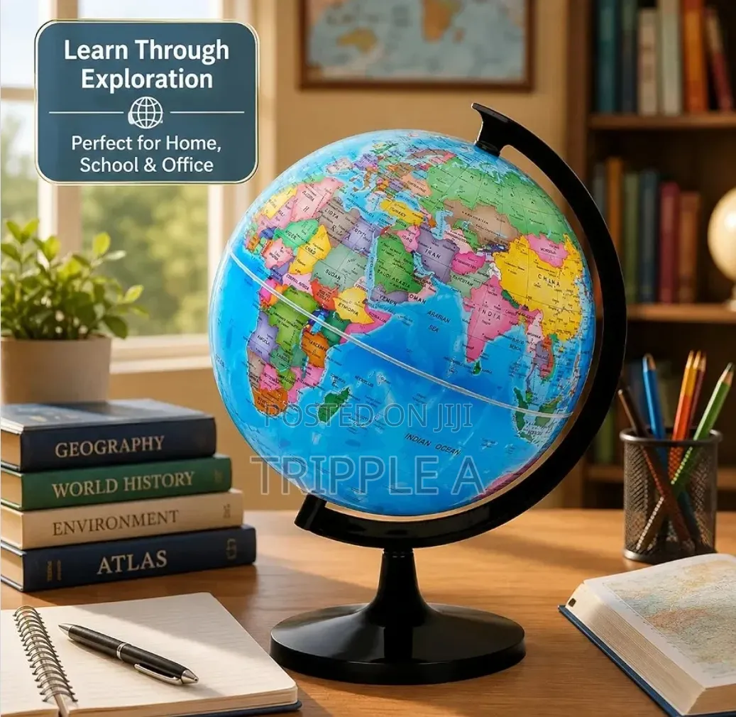 Rotating Students HD World Globe