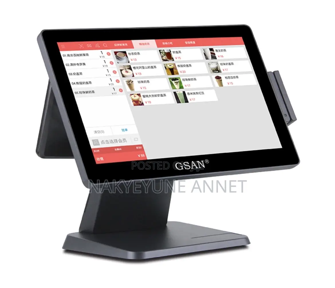 GS-A5 Double Screen Point of Sale Machine