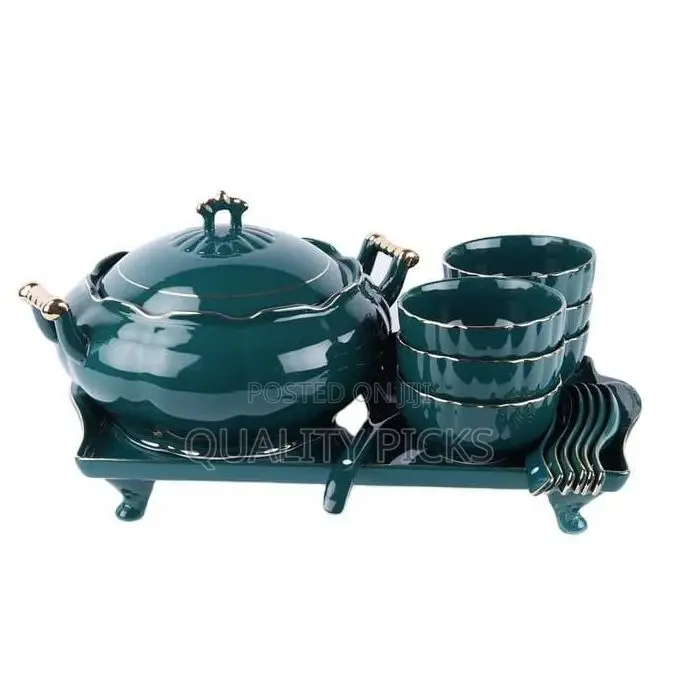 Ceramic Soup Set 15PC 6Bowls 1Large Pumpkin Dish With Lid