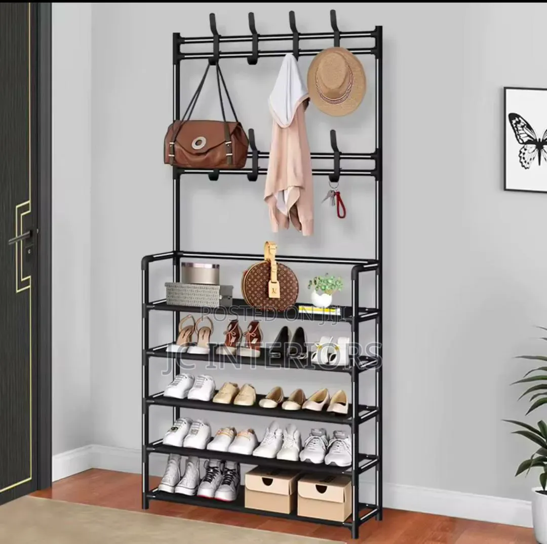 Vertical Shoe Rack Organizer, Slim Dust Proof Design