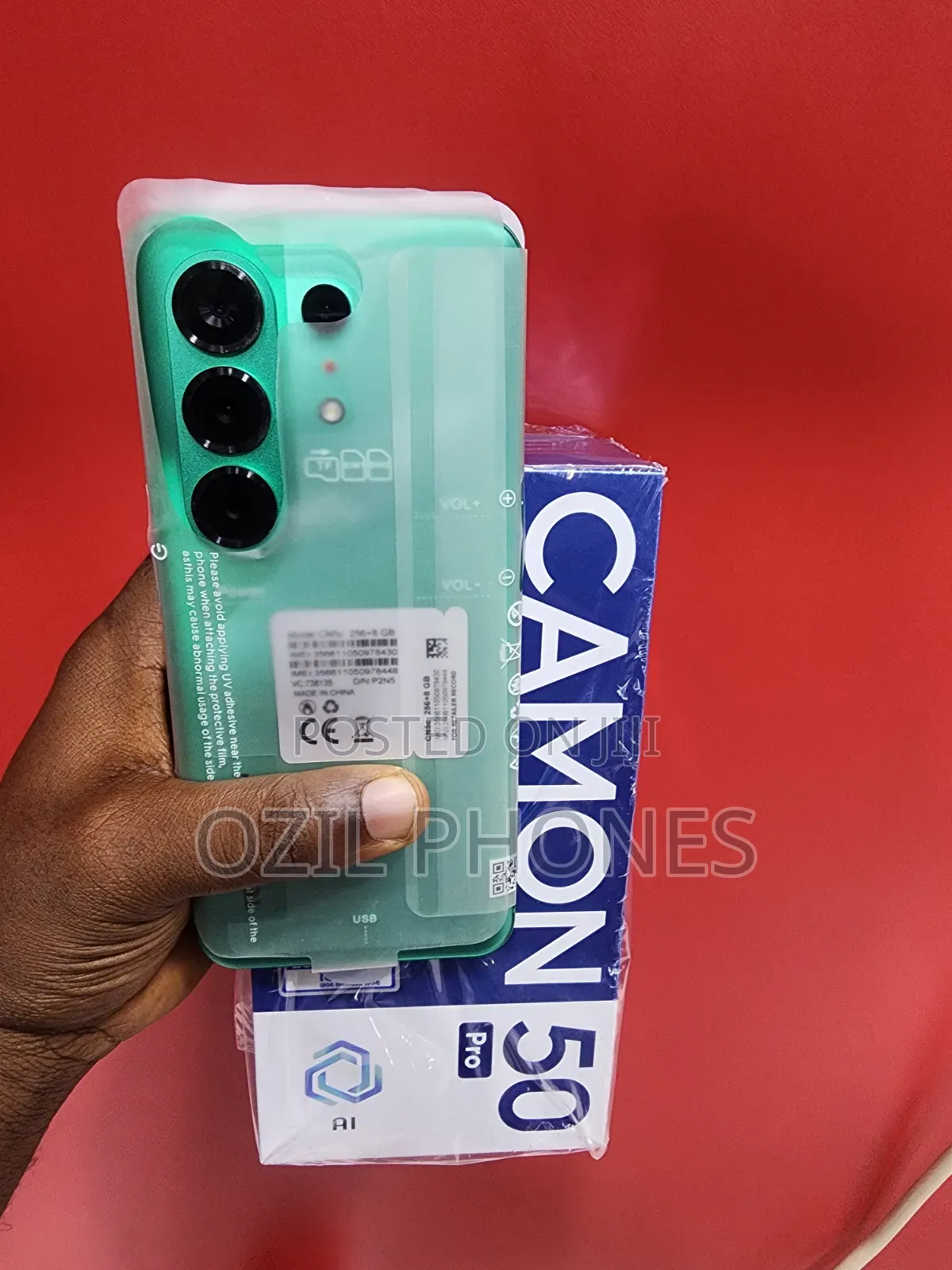 New Tecno Camon 50 Pro 256 GB Green