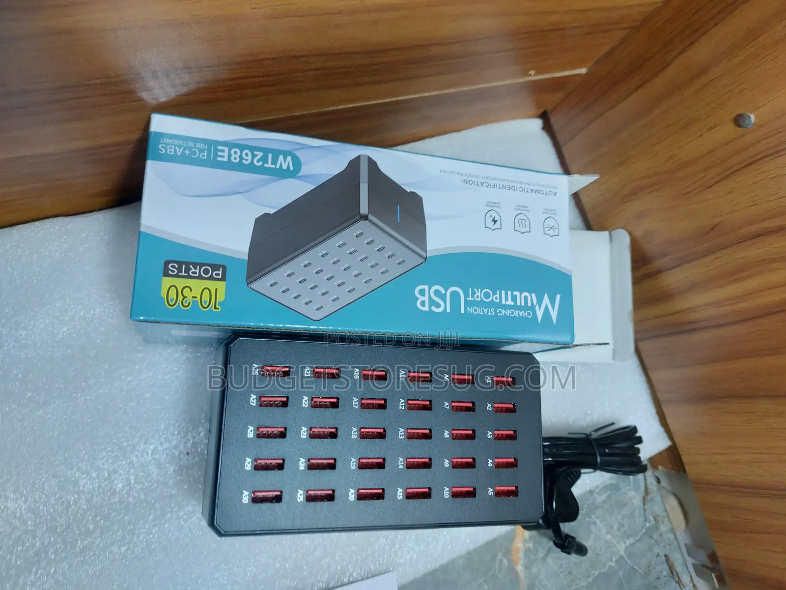 30 Port USB Charging Station for Multiple Devices