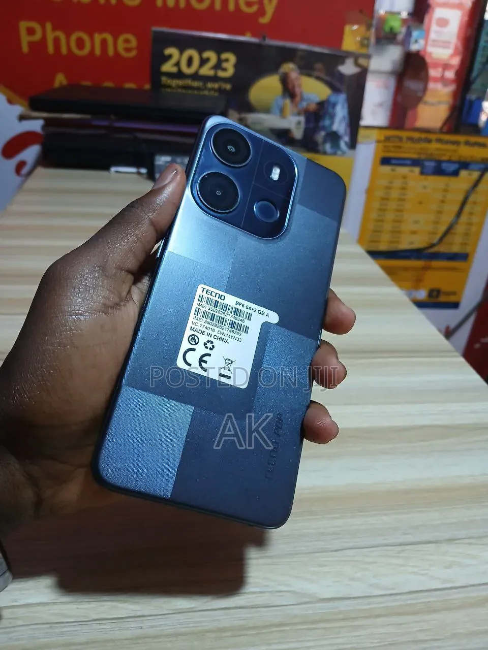 New Tecno Pop 7 64 GB Blue
