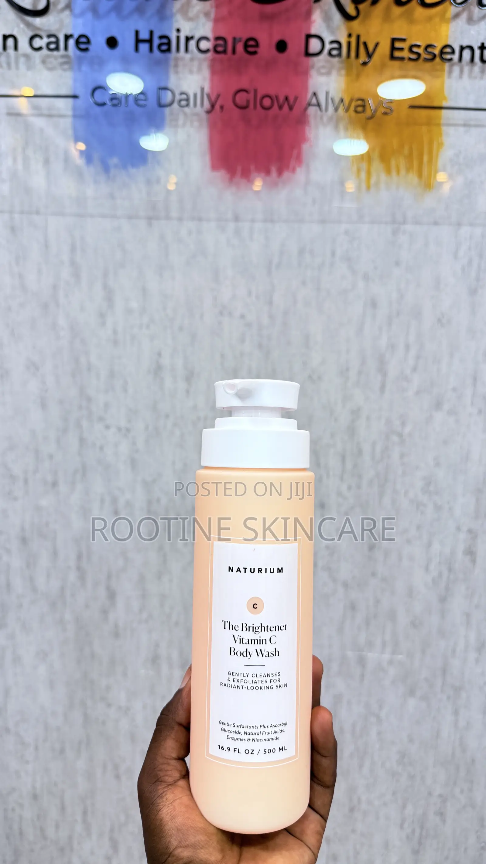 Naturium Vitamin C Brightening Body Wash for Radiance, Even Skin Tone
