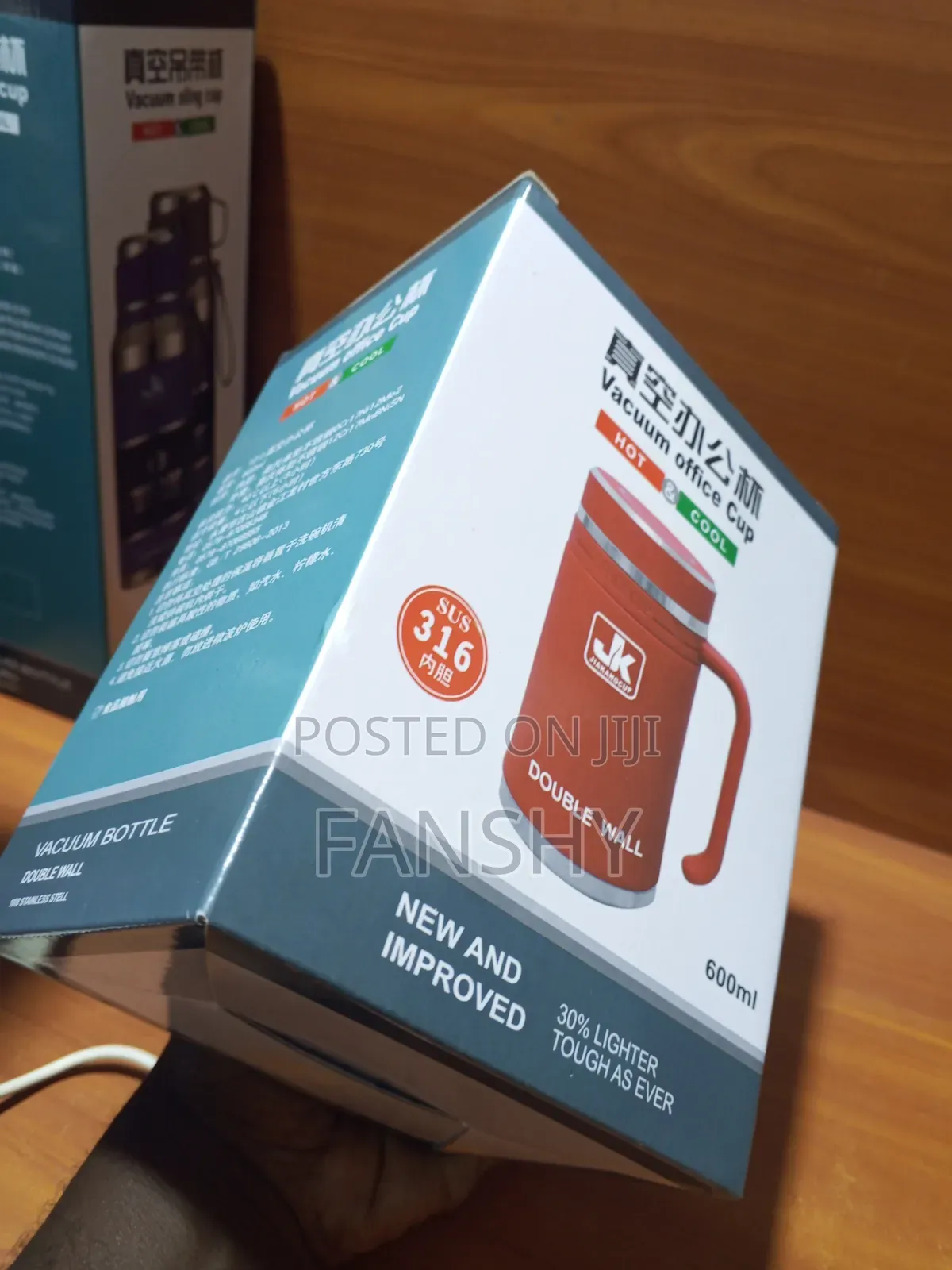 Original JK Vacuum Office Cup/Mug 600ML