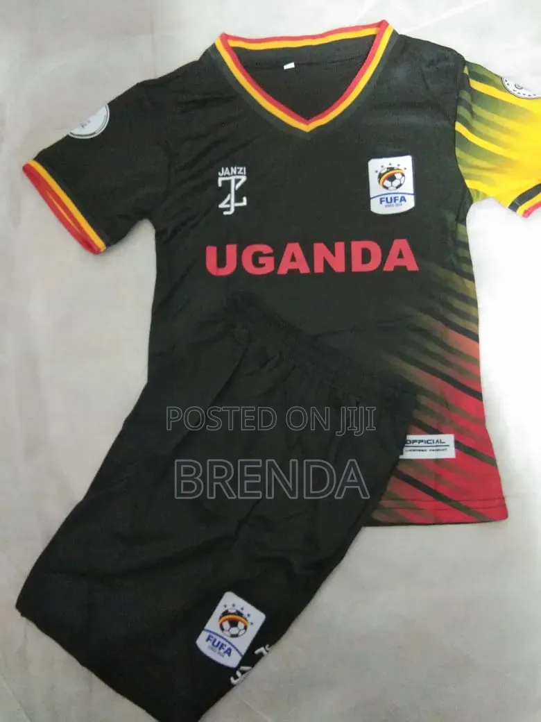 Uganda Cranes Kids Jerseys, Different Colors