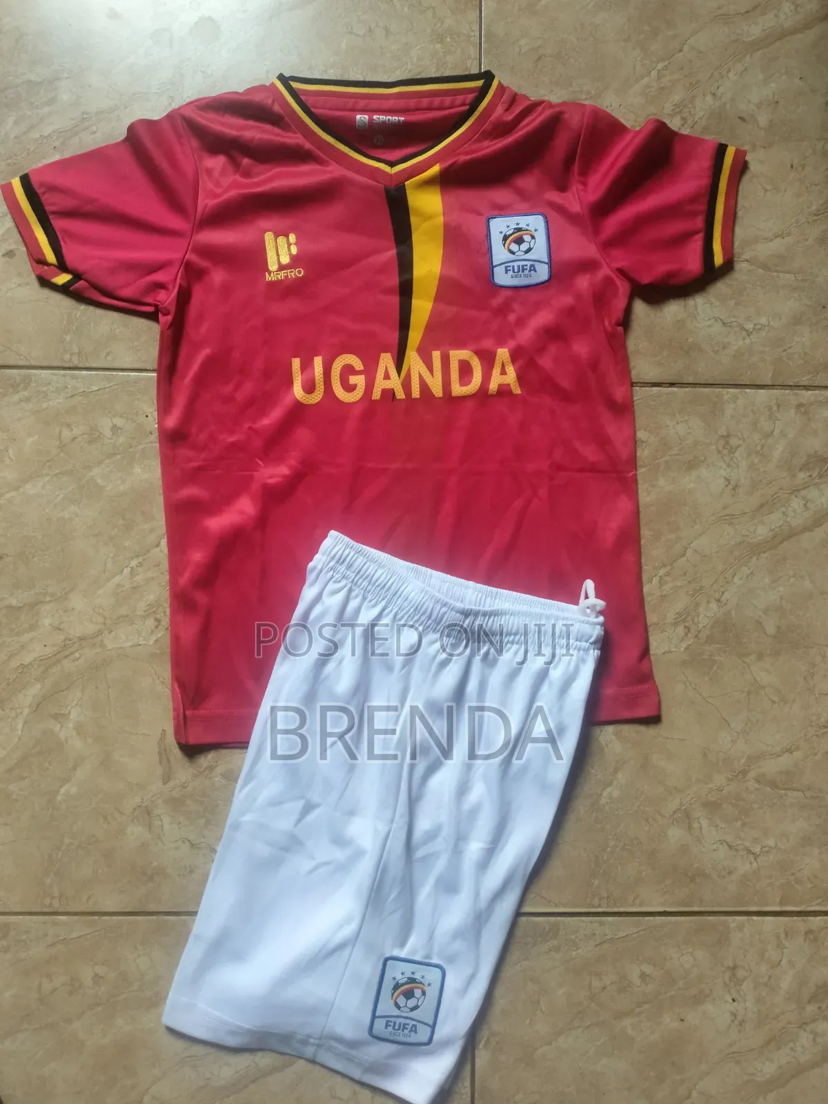 Uganda Cranes Kids Jerseys, Different Colors
