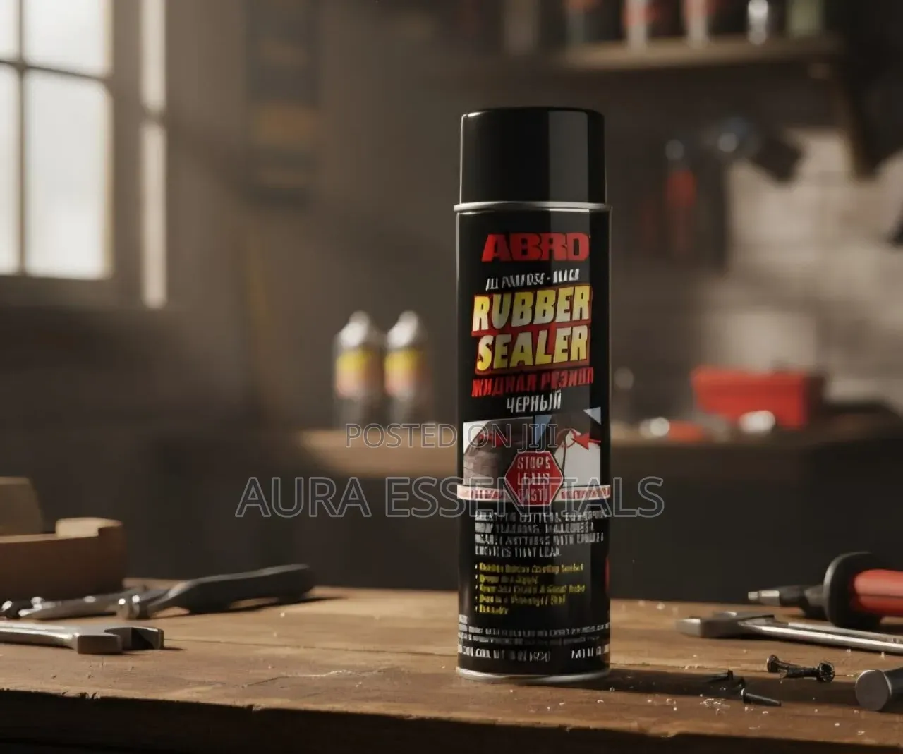 ABRO All-Purpose Black Rubber Sealer