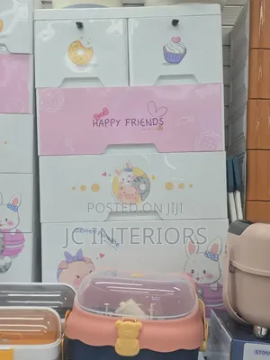 5 Layer Kids Storage Cabinet " Happy Friends Desert Theme"
