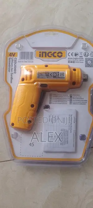 Ingco Cordless Screwdriver