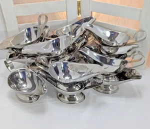 Stainless Steel Gravy Boats.