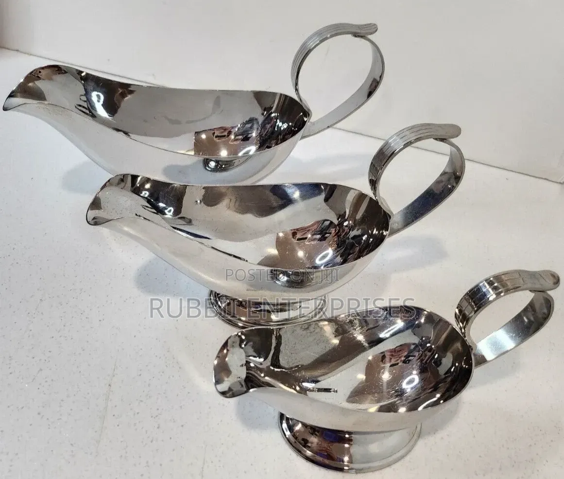 Stainless Steel Gravy Boats.