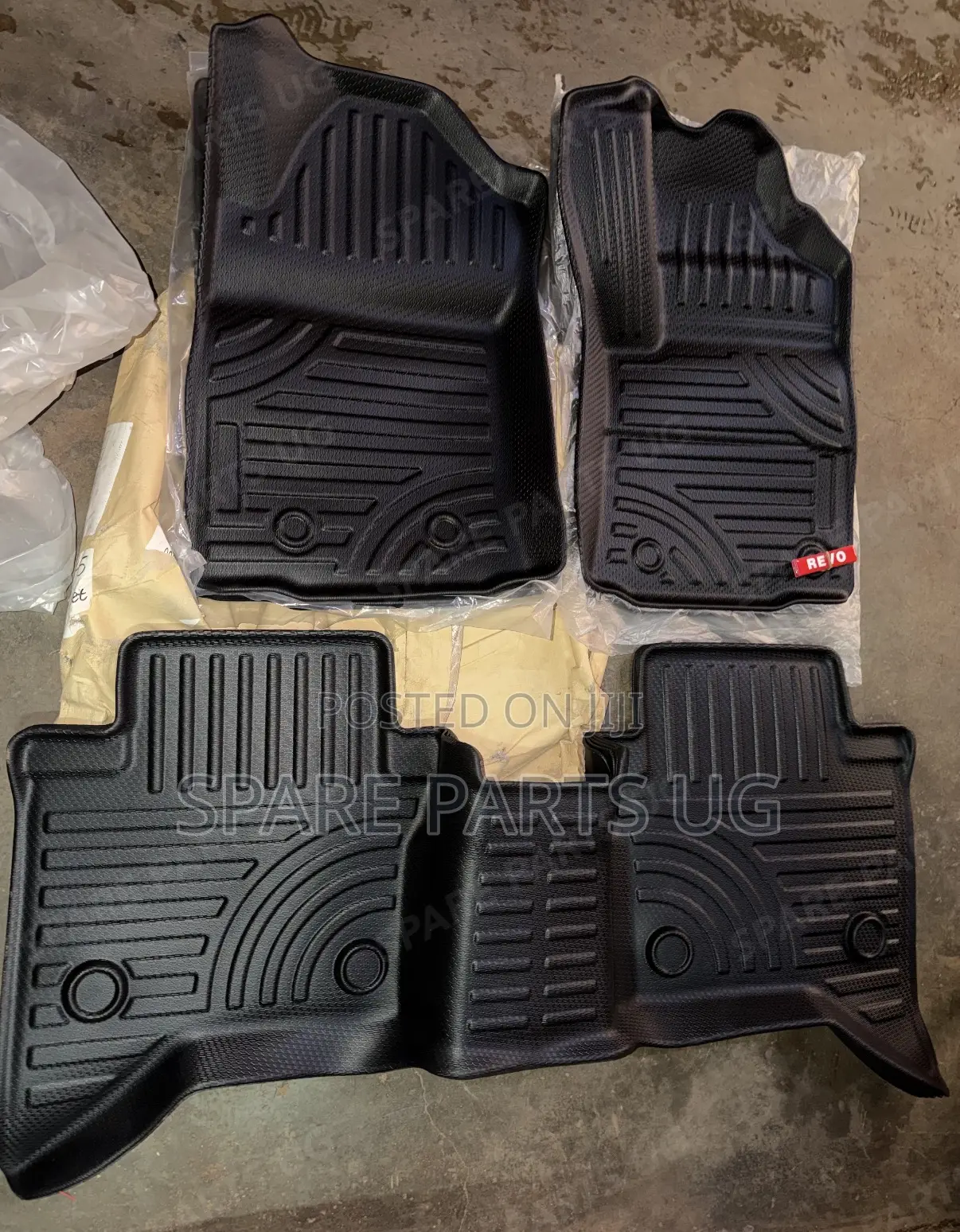 Hilux Revo All Weather Car Floor Carpets