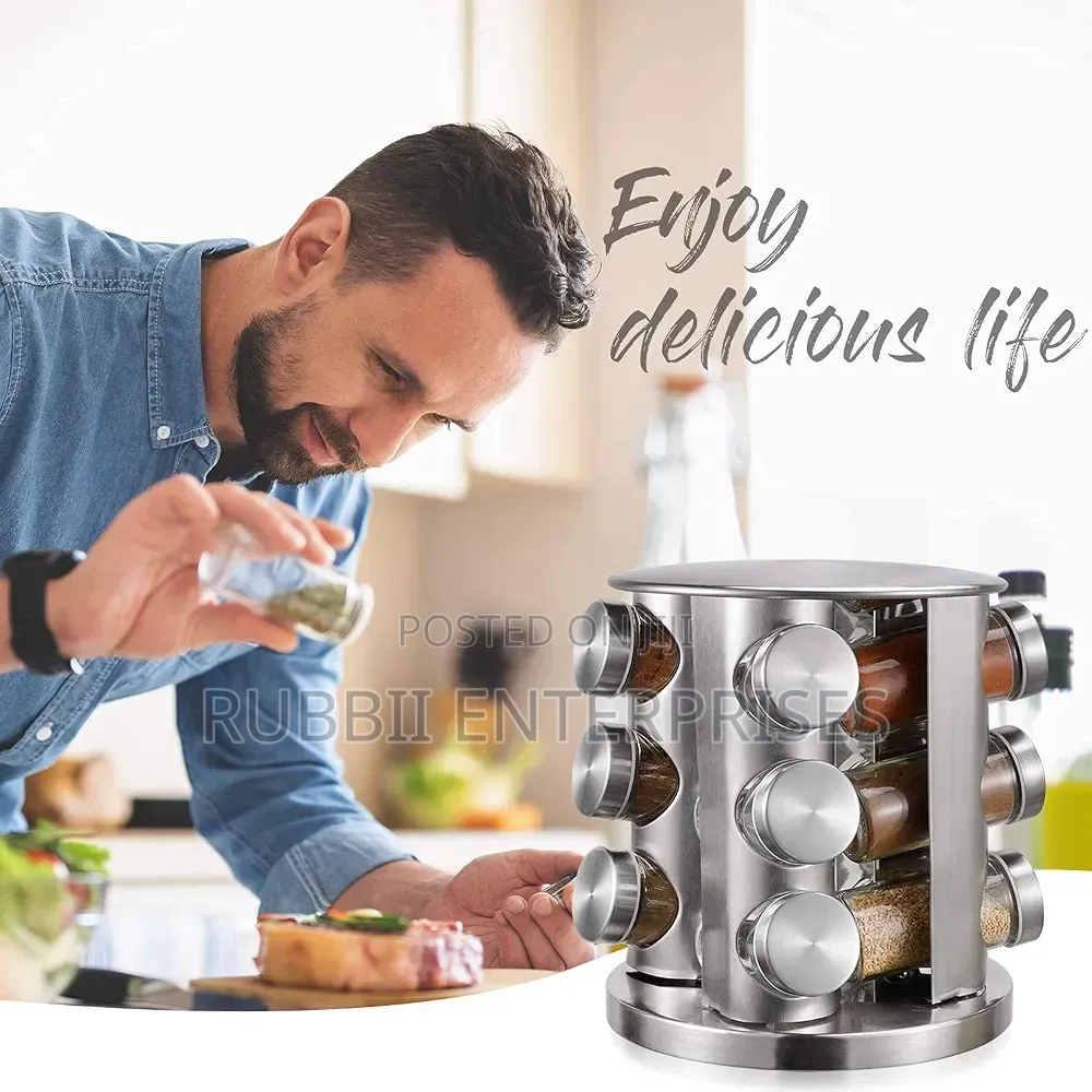 Spice Rack / Spice Carousel ~ 12 Jars