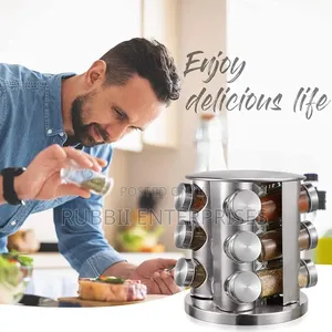 Spice Rack / Spice Carousel ~ 12 Jars