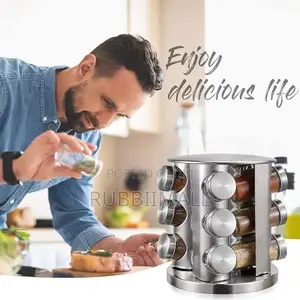 Spice Rack / Spice Carousel ~ 12 Jars