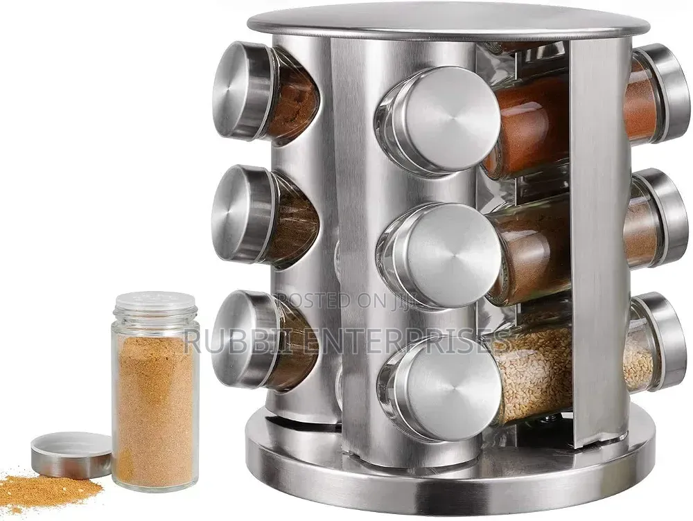 Spice Rack / Spice Carousel ~ 12 Jars
