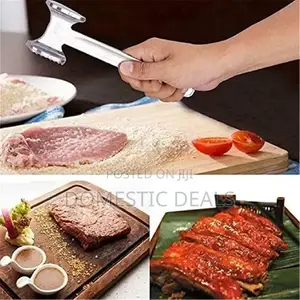 Dual-Sided Aluminum Meat Tenderizer Hammer