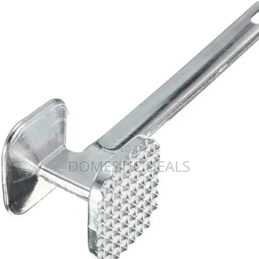 Dual-Sided Aluminum Meat Tenderizer Hammer