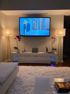 TV Stand Wall Mount | TV Table With LED