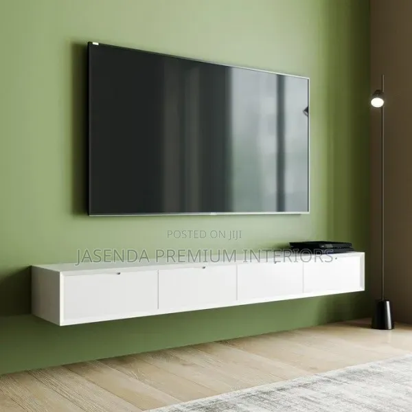 Modern TV Stand With Drawers | TV Table Free Install