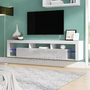 Modern TV Stand With LED Light | Low TV Table New Stock