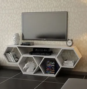 Modern TV Stand With Open Shelf | Low TV Table Free Delivery