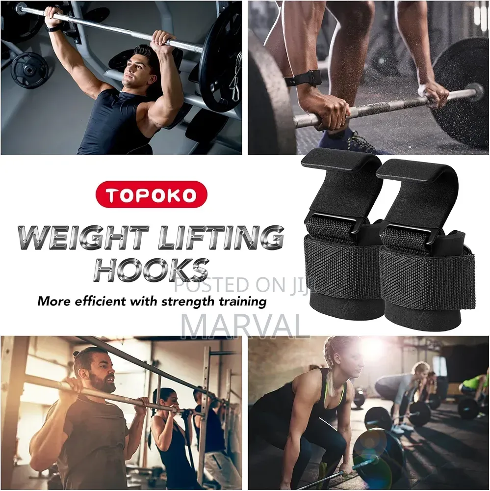 2 PCS Weight Lifting Hooks