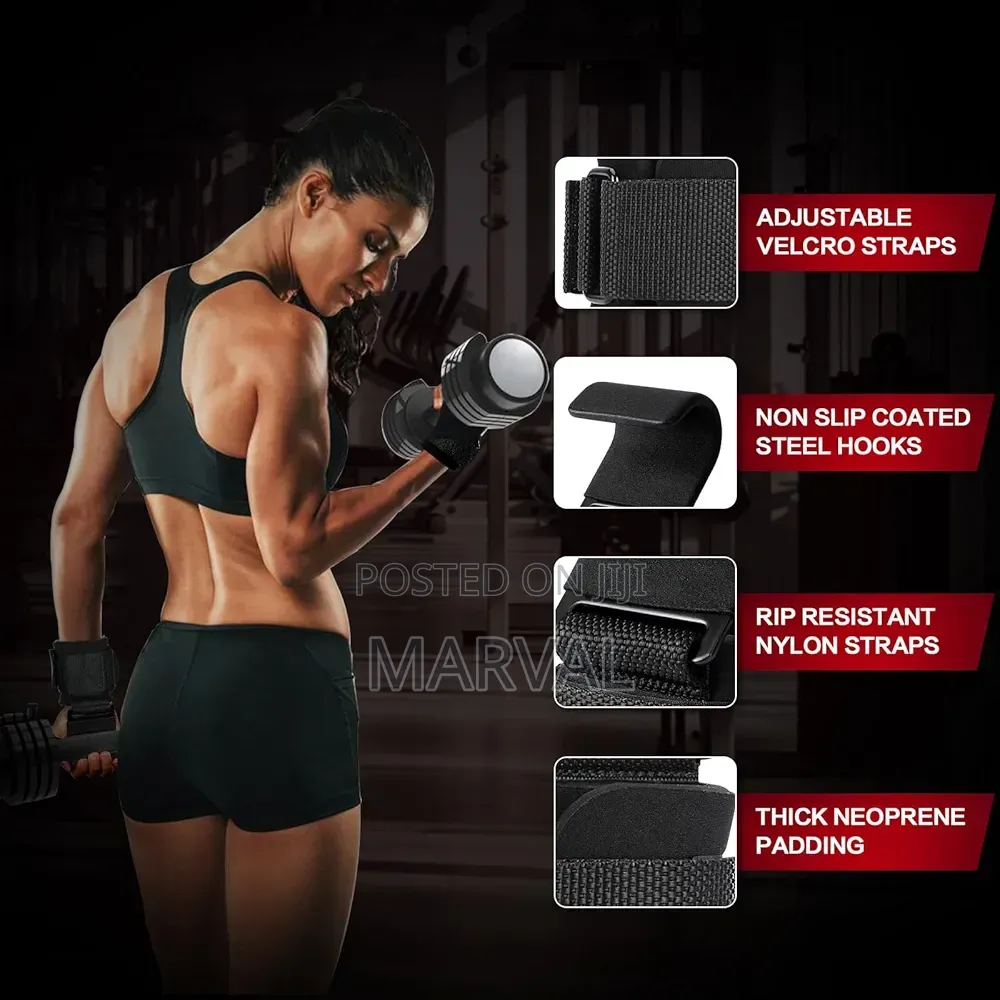 2 PCS Weight Lifting Hooks