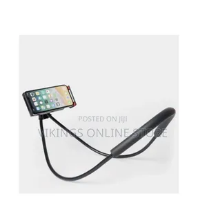 Necklace Cellphone Support - Black