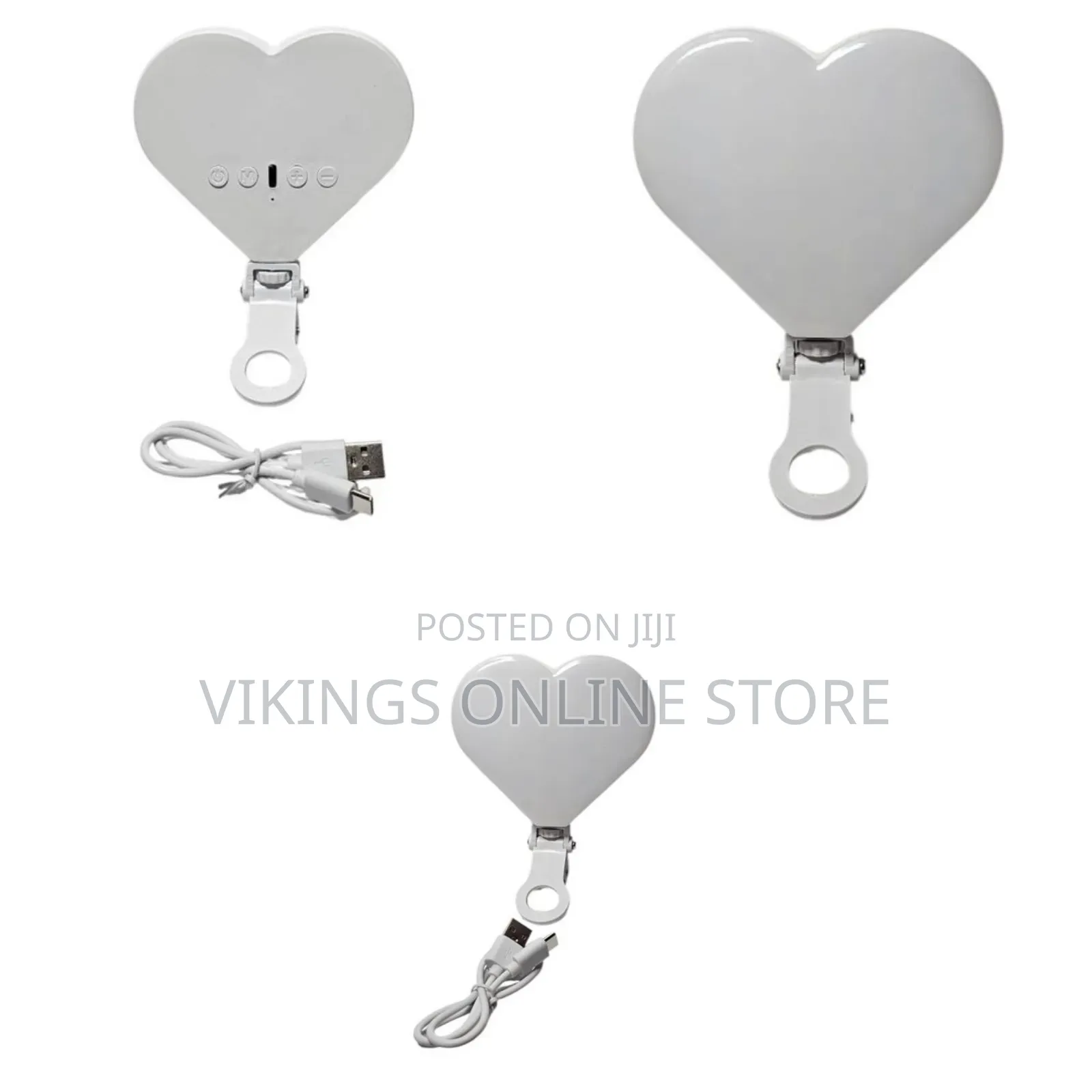 MJ-02/4w 180 Degree Adjustment 1000 Mah Phone Ring RGB Led Clip Fill