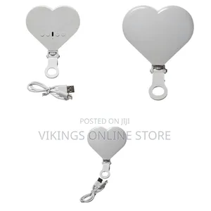 MJ-02/4w 180 Degree Adjustment 1000 Mah Phone Ring RGB Led Clip Fill