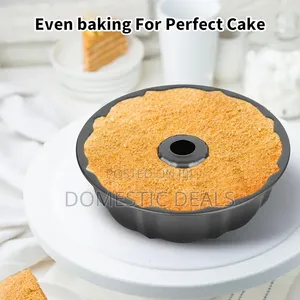 Heavy Duty Carbon Steel Fluted Tube Round Baking Pan