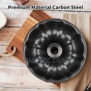 Heavy Duty Carbon Steel Fluted Tube Round Baking Pan