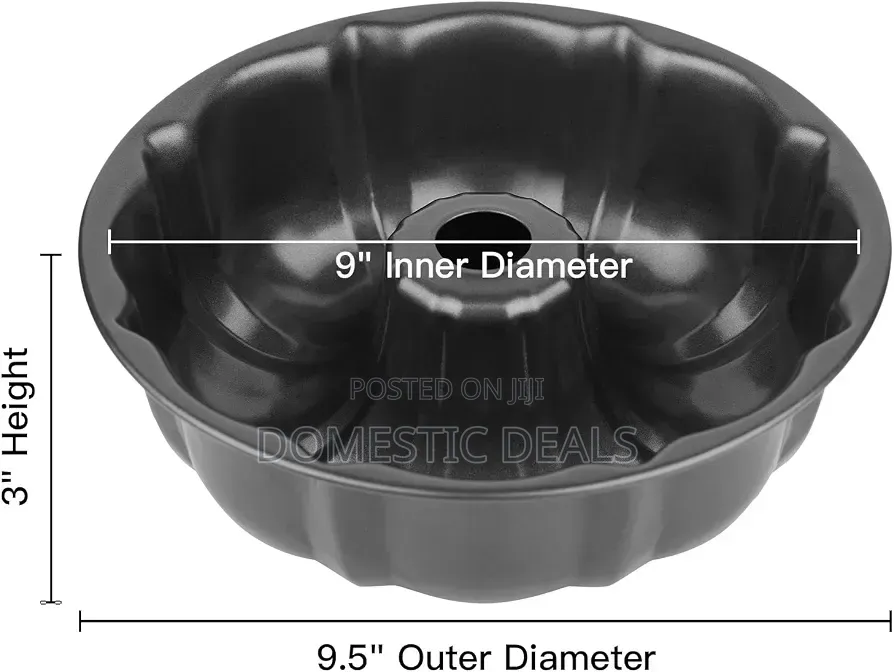 Heavy Duty Carbon Steel Fluted Tube Round Baking Pan