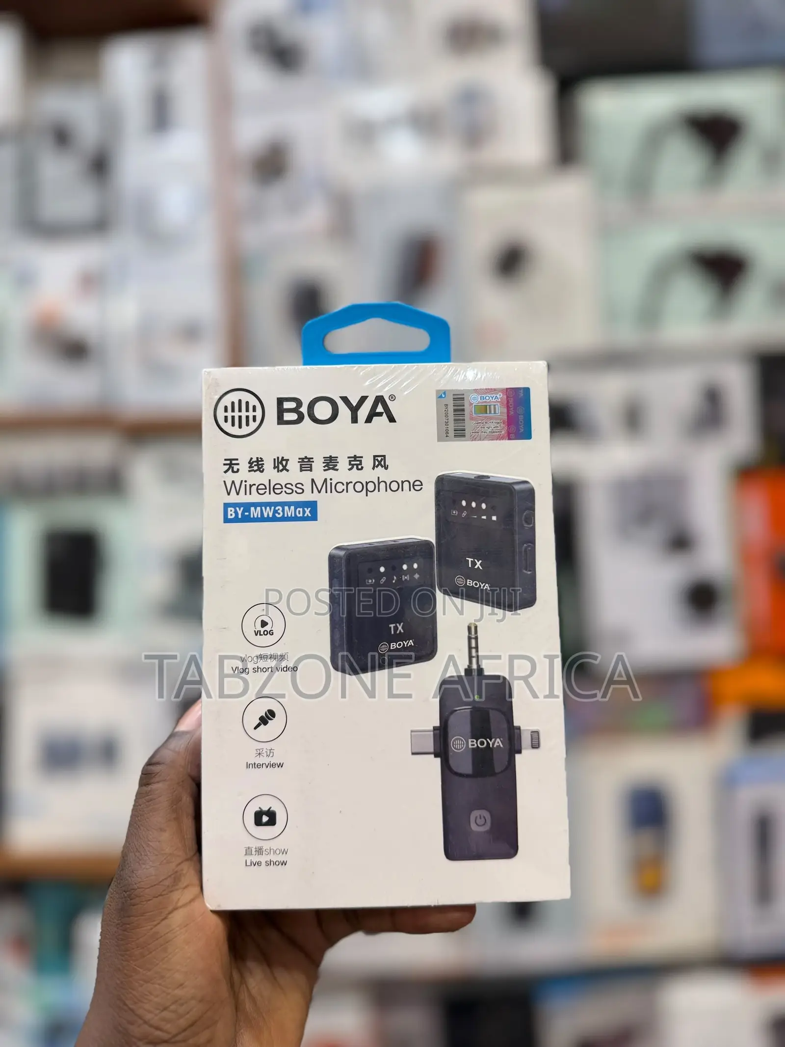 BOYA BY-MW3 Max Wireless Lavalier Microphone for Phone Camera