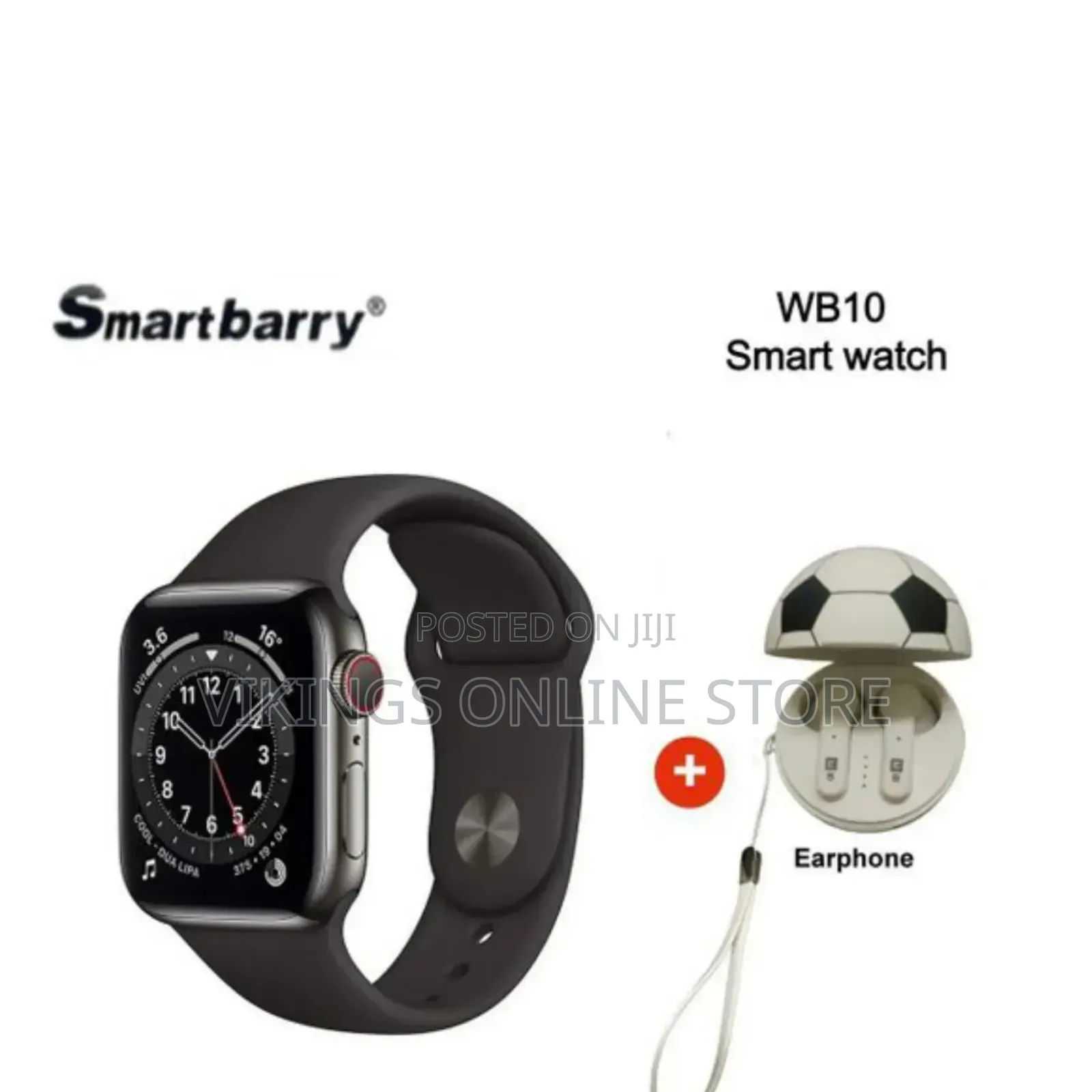Smartbarry WB-10 Smart Watch With Football Commemoration Design Game