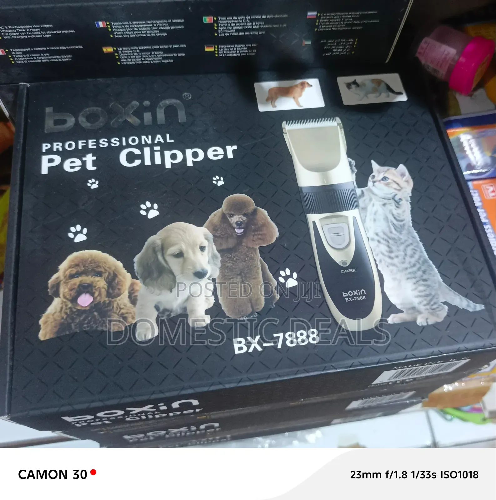 Boxin BX-7888 Professional Pet Clipper