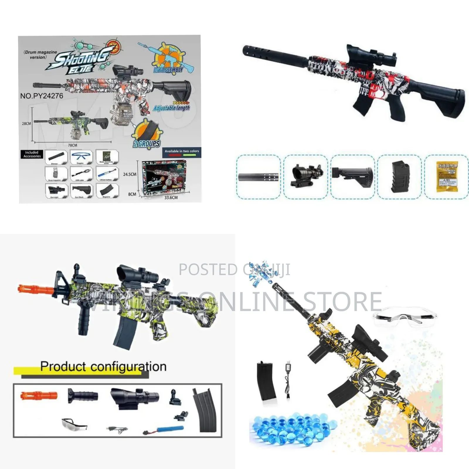 Dual Mode (Automatic and Manual) Gel Electric Small Balls Water
