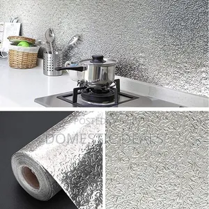 Silver Aluminum Foil Sticker Roll