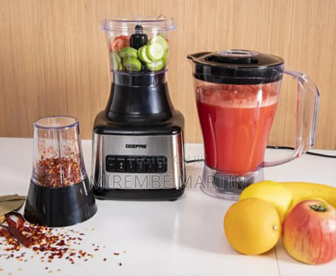 Geepas GSB44017 500W 3 in 1 Stainless Steel Blender